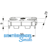 MACO Schlie�teil iS PVC 12/20-13, TROCAL, silber (354686)