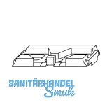 MACO Spaltl�ftungsschlie�teil Euronut 7/8/4, silber (25838)