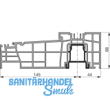 GU Thermostep 204 Grundk�rper Bodenschwelle L=4500 mm silber