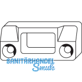 ROTO NT/NX Schlie�st�ck 2-flg. Holz Eurofalz 24 mm 13V Zink 2 Bohrzapfen