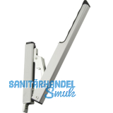 HAUTAU FL190 Handhebel, Hub 38 mm, Alu silber eloxiert