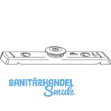 ROTO NT/NX Falzauflauf Rahmenteil Falzluft 12 mm h�henverstellbar silber