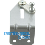 HAUTAU FL190 Winkel-Fl�gelbock f. Rund-, Flach- und Schr�gfenster, Alu silber