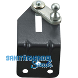 HAUTAU FL190 Winkel-Fl�gelbock f. Rund-, Flach- und Schr�gfenster, Alu schwarz