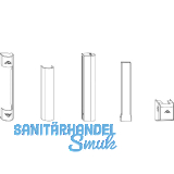 ROTO NX Abdeckkappen-Set Bandseite P PVC R03.2 Messing gl�nzend