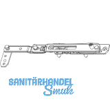 ROTO NT/NX Falzaxerarm Designo 3-fl�gelig Falztiefe 24/30 mm 13V silber rechts
