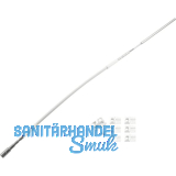 HAUTAU FL190 Flexibles Gest�nge mit Zubeh�r Rund/Flachbogen L= 700 mm wei�