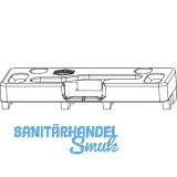 MACO PAS Spaltl�ftungsschlie�teil PVC 12/20-13 K�MMERLING silber rechts