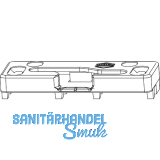 MACO PAS Spaltl�ftungsschlie�teil PVC 12/20-13 K�MMERLING silber links