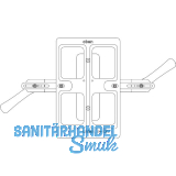 MACO Fr�srahmen f�r Eck-/Scherenlager DT Falzluft 4 mm