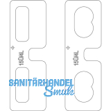MACO Fr�seinlage f�r Eck-/Scherenlager DT Falzluft 4 mm �berschlag 15 mm