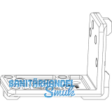 MACO MM Bohrlehre f�r Eck- und Scherenlager POWER Falztiefe 24 mm rechts