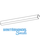 GEZE OL90N/OL95 Abdeckprofil gerade, L=6000 mm, Alu wei� RAL 9016