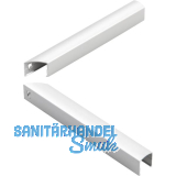 GEZE OL90N/OL95 Eckwinkelabdeckung, 140x140 mm, Alu silber eloxiert