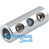 GEZE OL90N/OL95 Stangenkupplung, zur Verbindung mit E-Motor E212, Stahl verzinkt