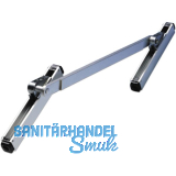 GEZE OL90N/OL95 Pfosten-/Rahmen�bertragung, bis 150 mm, Alu silber eloxiert