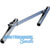 GEZE OL90N/OL95 Pfosten-/Rahmen�bertragung, bis 150 mm, Alu wei� RAL 9016