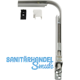 HAUTAU FL190 Eckwinkel-Spindelgetriebe 201 E biegbar Abdeckkappe wei�, rechts