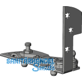 WINKHAUS Ecklager EL.H.IF-N.29-13-12.Z.8-12.LS Eurofalz 29 mm 13V silber links