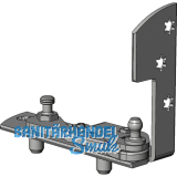 WINKHAUS Ecklager EL.H.IF-N.29-13-12.Z.8-12.RS Eurofalz 29 mm 13V silber rechts