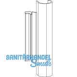 ROTO NX Abdeckkappe Axerarm P mit Lasche PVC R06.2M tiefschwarz matt