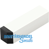 GEZE Zusatz-Endabdeckung OL 320, Aluminium wei�/Kunststoff schwarz