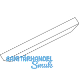 GEZE OL320 Abdeckprofil Gehrung zu RWA100NT, L=3000 mm, Alu wei� RAL 9016