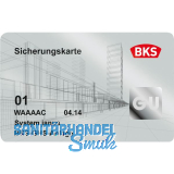 Zweitschrift Sicherungskarte BKS