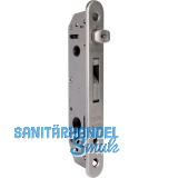 Rohrrahmenschloss Fortylock mit Hakenriegel, PZ 92,DM 20 mm,Stulp rund,Edelstahl