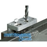 Bohrschablone f�r Gittertorschloss LAKQ, 170 x 100 x 70 mm, Stahl verzinkt