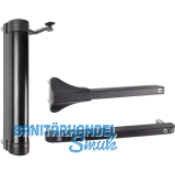 T�rschlie�er Lion, f�r T�ren bis zu 75 kg, Aluminium schwarz RAL 9005