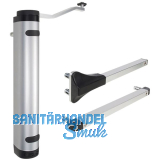 T�rschlie�er Verticlose-2, f�r 90� und 180� �ffnung, Aluminium silberf�rbig