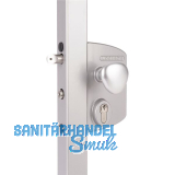 Elektrisches Gittertorschloss LEKQ4040U4L,f�r VK-Rohr,Stromlos ge�ffnet, RAL6005