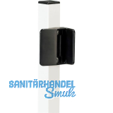 Schlie�blech/Toranschlag STKQF f�r Schwimmbadtorschloss TWIST40, RAL 9005