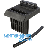 Bodenanschlag OGS f�r externen Bolzen-Stangenriegel, verstellbar, schwarz