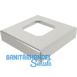ECONOMY Abdeckkappe f�r Bodenanker / Halter f�r Glas, 108 x 108 mm,Edelstahl V4A