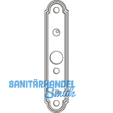 MACO RUSTICO Unterlage f�r Ladenplattenkloben MMV fix 1 mm schwarz