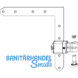 MACO RUSTICO Ladenwinkelband MMV Kr�pfung fix -5 mm Austragung 16-24 mm schwarz