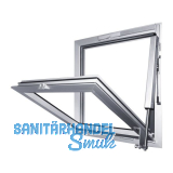 GEZE RWA 100 NT mit E250NT, Hub 300 mm, Aluminium silber eloxiert