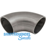 ECONOMY Schweissfitting 90� f�r Rohr � 33,7 x 2,0 mm,Edelstahl geschliffen V2A
