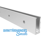 ECONOMY Bodenprofil 0005 zur vorgesetzten Montage, 5000 mm, Alu silber eloxiert