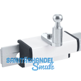 GEZE OL90N/OL95 Fl�gelbock gleitend f�r Holzfenster Euronut, Alu wei� RAL 9016