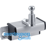 GEZE OL90N/OL95 Fl�gelbock Standard f�r Holzfenster Euronut, Alu silber eloxiert