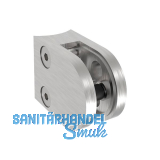 ECONOMY Glasklemmbeschlag f�r Rundrohr 33,7 mm, f�r Glas/Blech,Edelstahl V2A