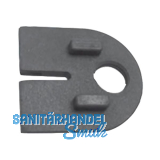 Einlage zu Glasklemmbeschlag Modell 25 f�r 10 mm Glas, Gummi