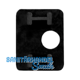 Einlage zu Glasklemmbeschlag Modell 26 f�r 10,76 mm Glas, Gummi