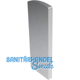 ECONOMY Endkappe f�r Bodenprofile 0004, Aluminium Edelstahl-Effekt