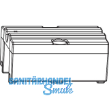 MACO HS Stangenf�hrung f�r Laufschiene flach, PROFINE PremiDoor, silber (364134)