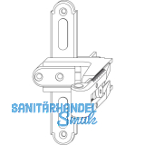 MACO RUSTICO Ladenkreuzband BLR gekr�pft Gr. 1, verstellbar, schwarz (56966)
