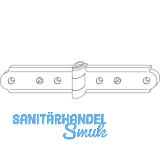 MACO RUSTICO Gratleistenband f�r Faltl�den, Ladenabstand 13 mm, schwarz (14068)